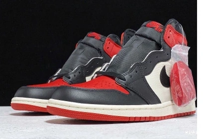 OG TOE RETRO JORDAN 555088-610 BRED HIGH 1 AIR 0929